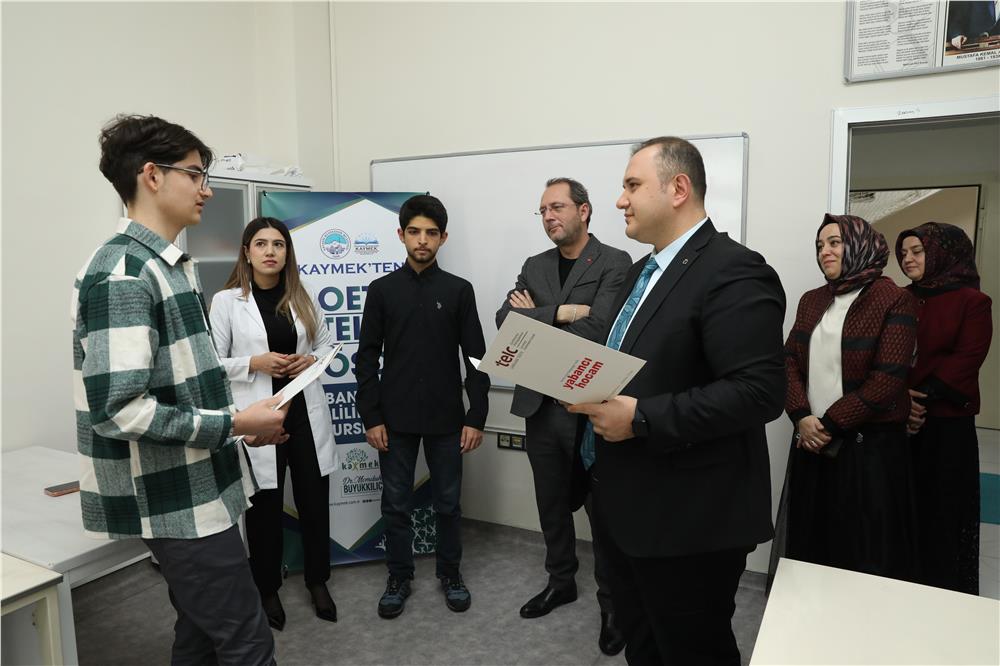 KAYMEK'te Almanca yeterlilik belgesi sahiplerini buldu