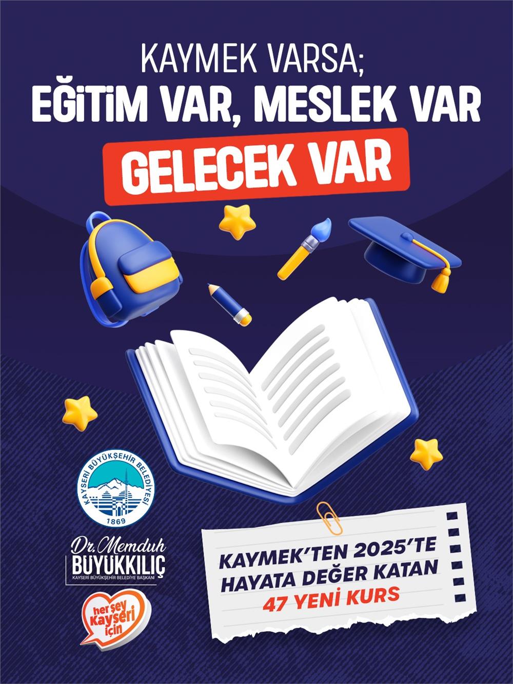 KAYMEK'ten 2025'te 47 yeni kurs