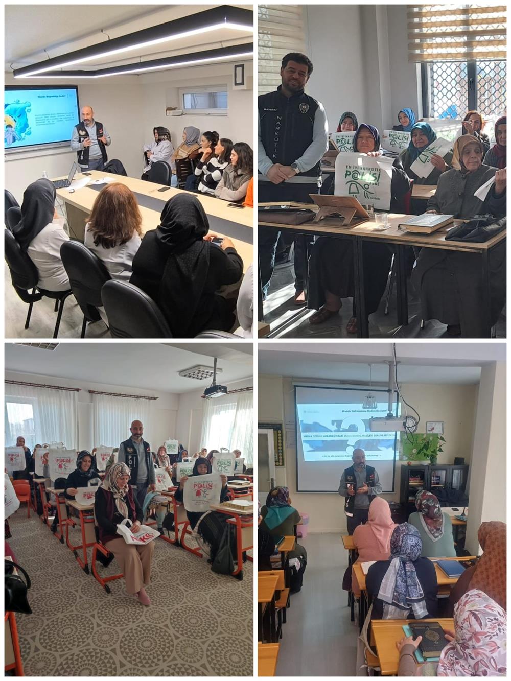 Kayseri 133 vatandaş uyuşturucu konusunda bilgilendirildi