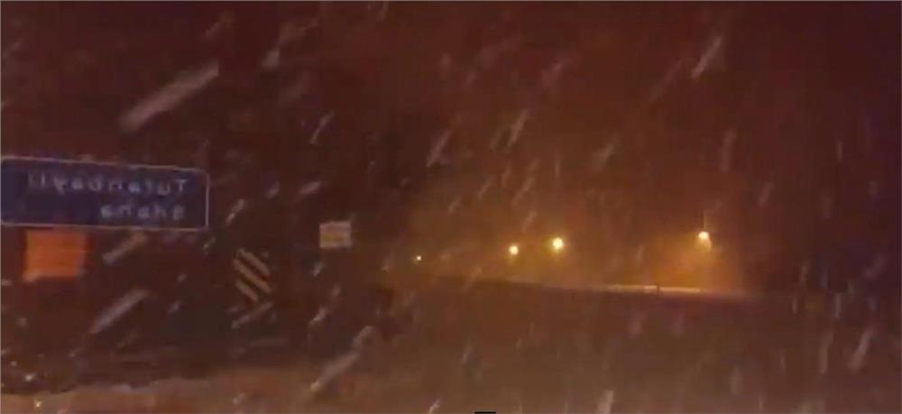 Kayseri-Kahramanmaraş kara yolu tipi nedeniyle trafiğe kapatıldı