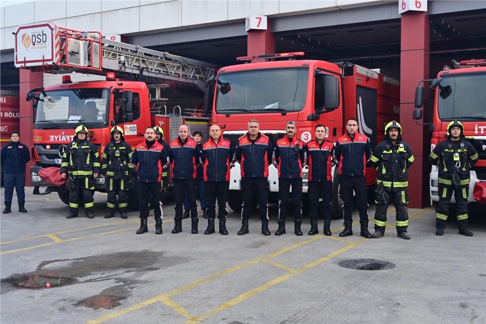 Kayseri OSB İtfaiyesi 2025’te bin 435 olaya müdahale etti