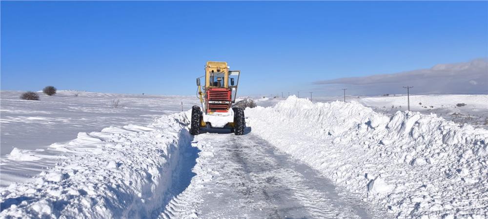 Kayseri'de 14 mahalle yolu ulaşıma kapalı