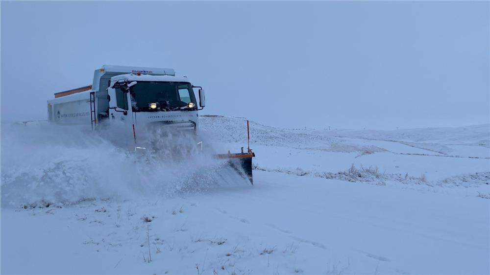 Kayseri'de 149 mahalleye ulaşım kapalı