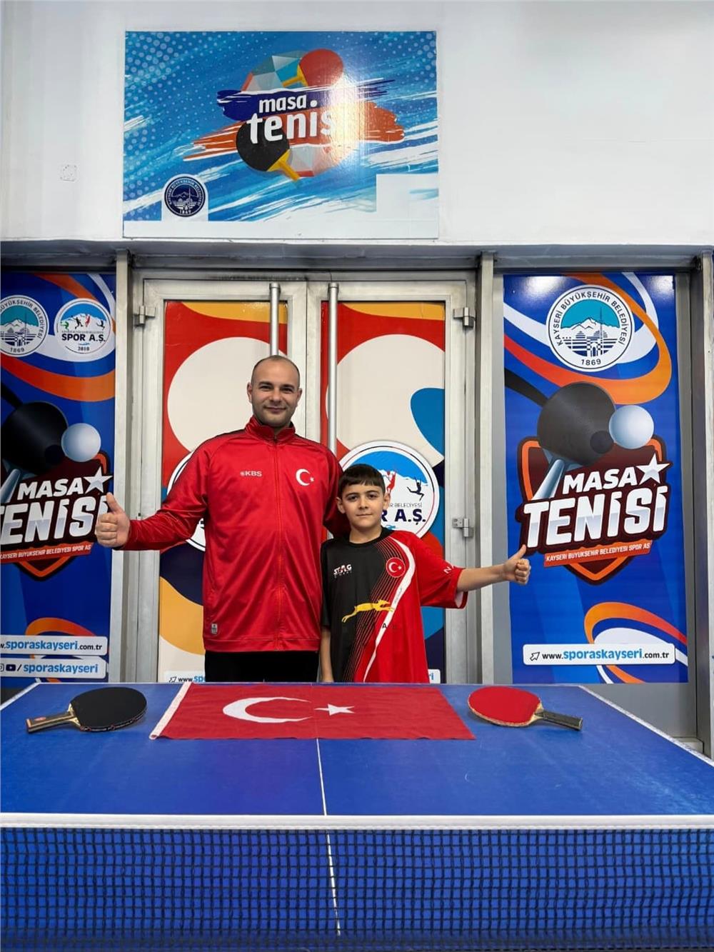 Kayserili sporcu, Masa Tenisi Millî Takımı’na çağrıldı