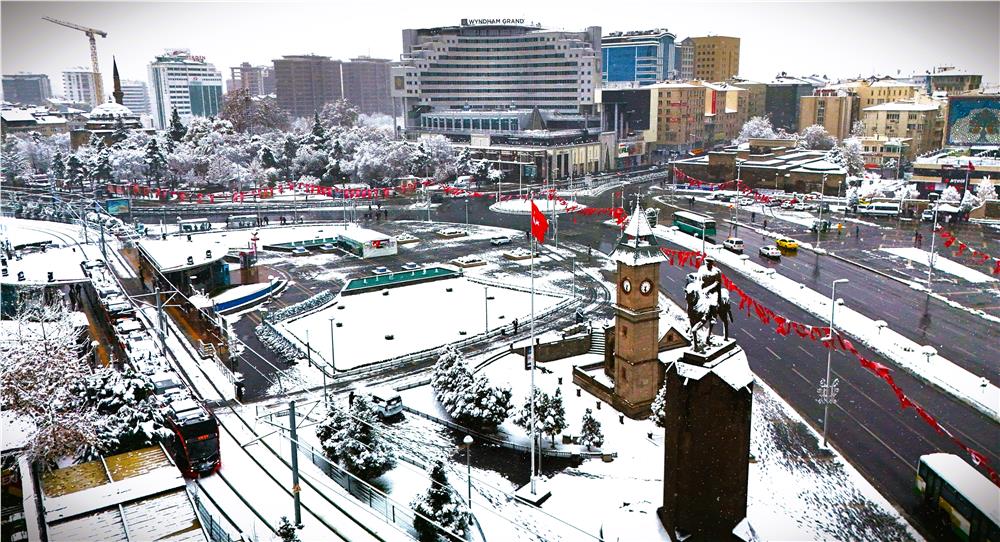 Kayseri'nin en soğuk yeri Pınarbaşı oldu