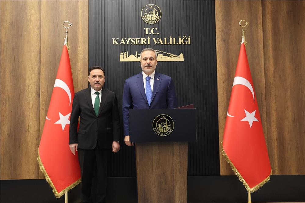 Dışişleri Bakanı Fidan Kayseri