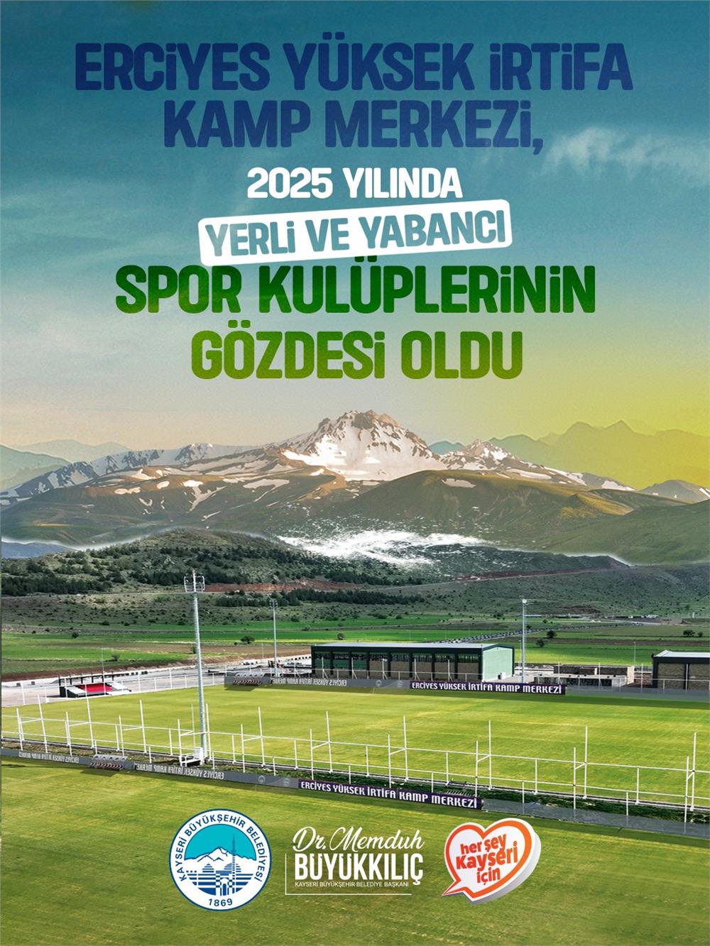 Erciyes Yüksek İrtifa Kamp Merkezi, 2025'te sporun zirvesi oldu