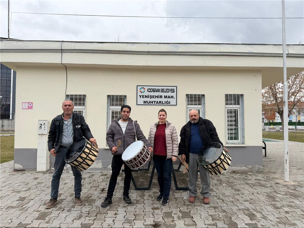 Kayseri'de davulcular Ramazan'a hazır