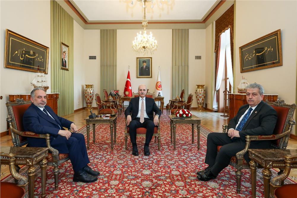 Başkan Yalçın’dan Meclis Başkanı Kurtulmuş’a anlamlı ziyaret