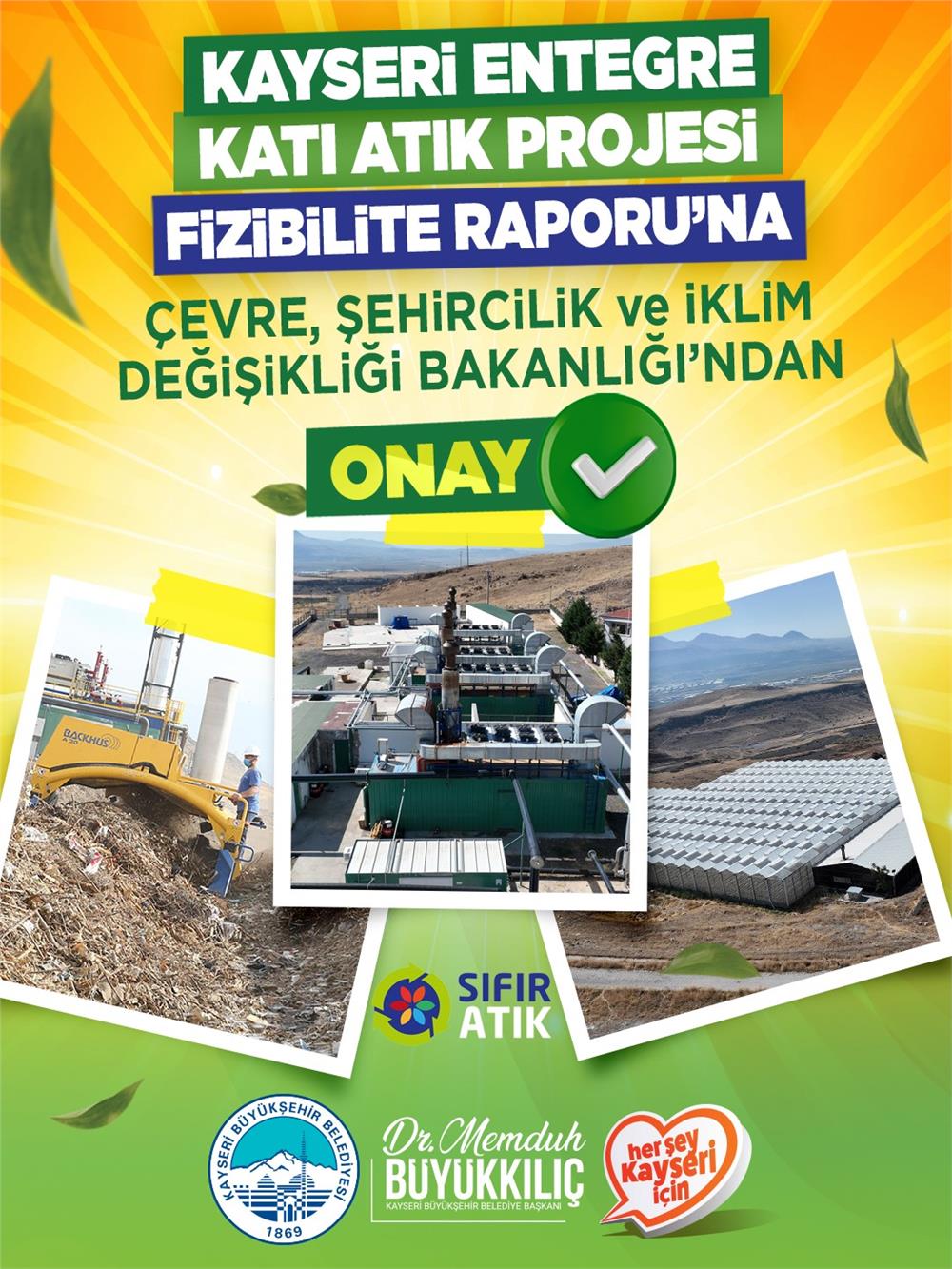 Katı Atık Projesi Fizibilite Raporu onaylandı