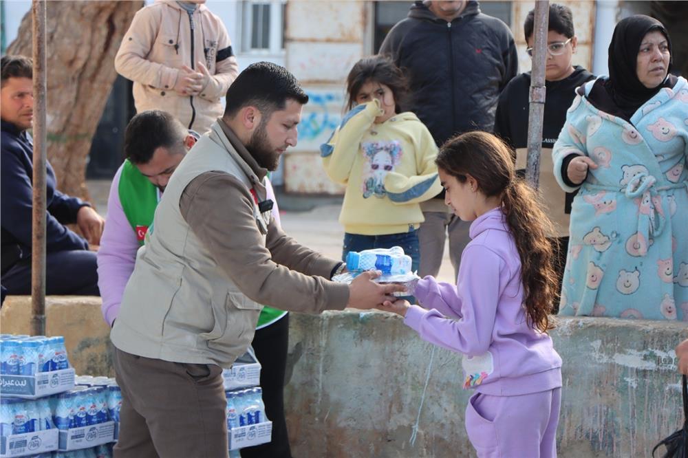 Kayseri büyükşehir, Suriye'de iftar sofrası kurdu