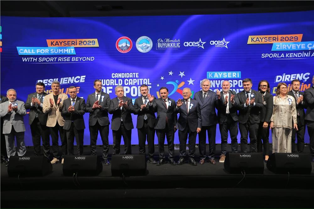 2029 Dünya Spor Başkenti Adaylığı programı Kayseri
