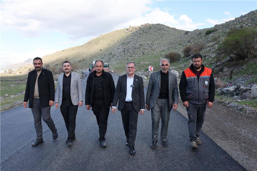 Başkan Özdoğan: Hürmetçi - Gelbula yolunda konfor artıyor