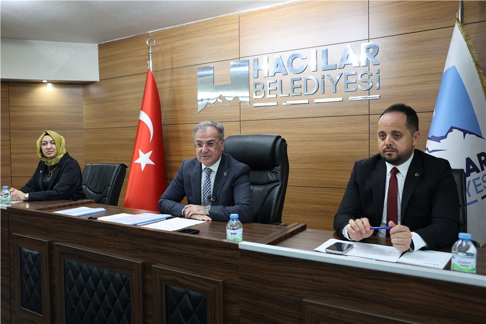 Hacılar'da bir yıllık çalışmalar masaya yatırıldı