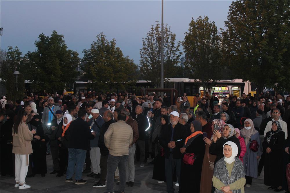 Kayseri’de hac kafilesi kutsal topraklara dualarla uğurlandı