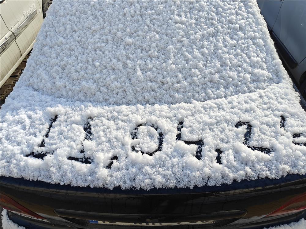 Kayseri'ye Nisan ayında kar yağdı