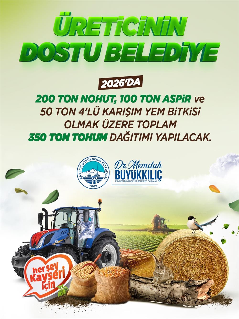 Tohum desteği başlıyor