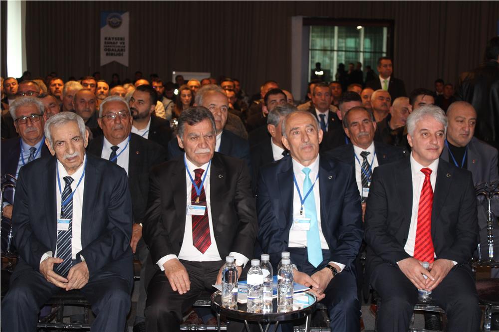 Kayseri Esnaf ve Sanatkarlar Odaları Birliği Genel Kurulu başladı