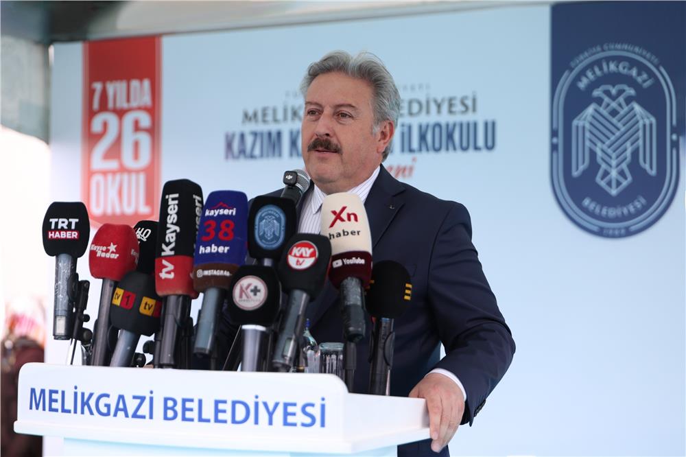 Melikgazi Belediyesi Kazım Karabekir İlkokulu ve Ortaokulu açıldı
