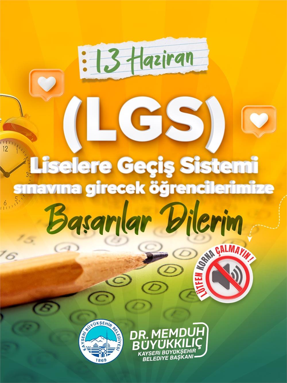 Başkan Büyükkılıç: Gençlerimizin her zaman yanındayız