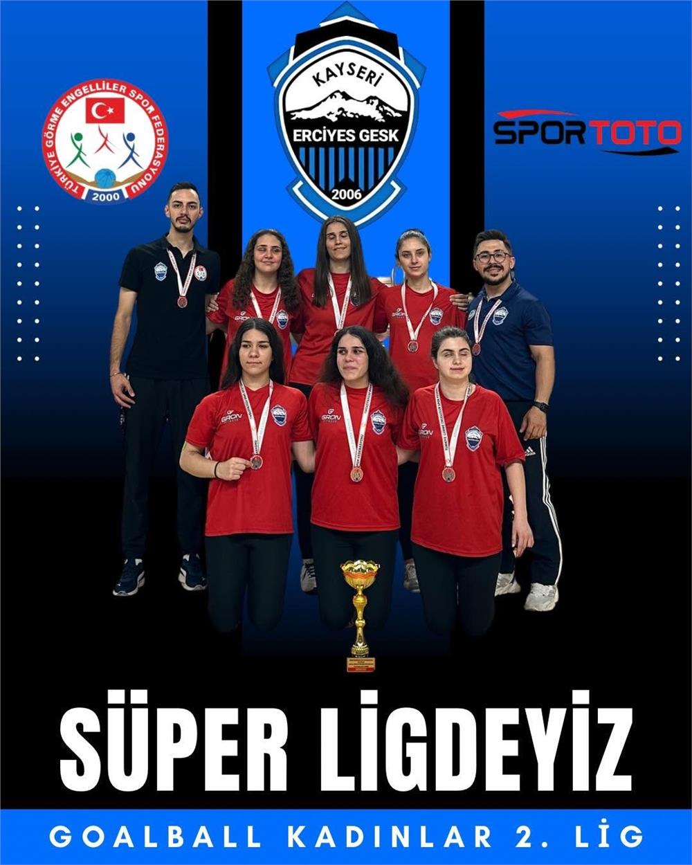 Kayseri Erciyes GESK, Kadınlar Goalball Süper Lig