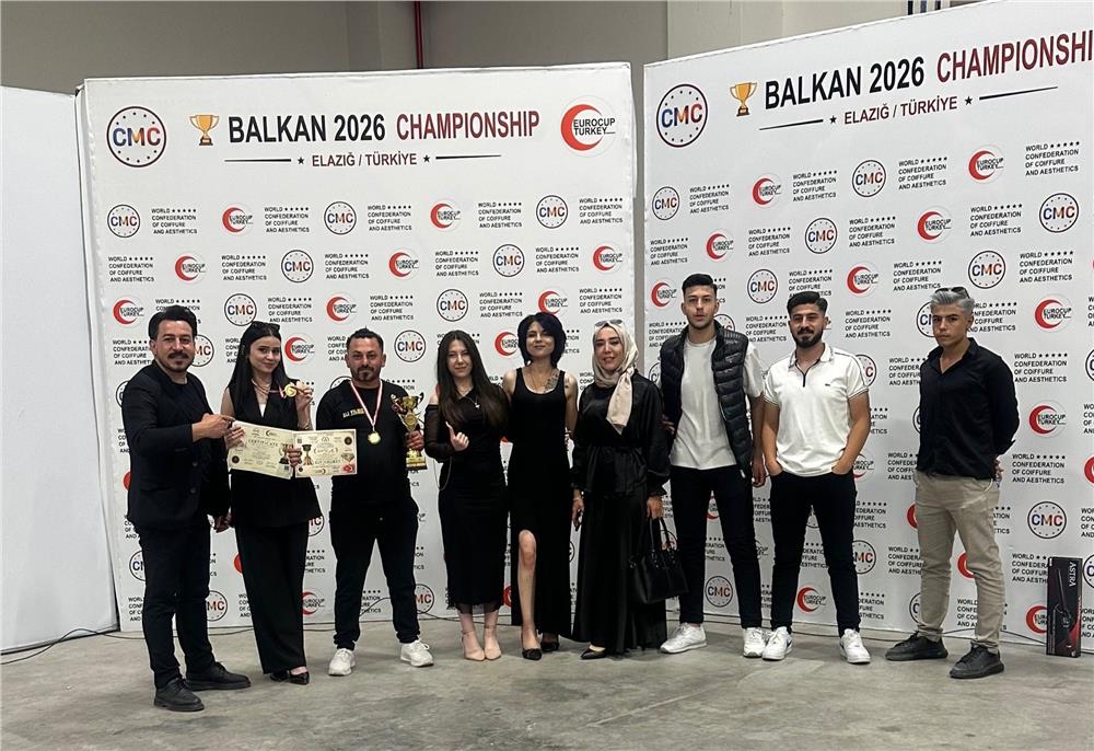 Kayserili kuaförden Balkanlar Kuaförler Turnuvası'nda büyük başarı