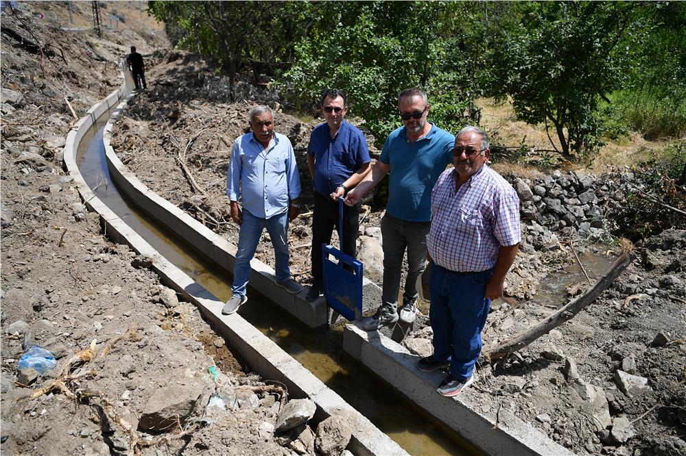 Büyükşehir'den Yeşilhisar'da 7 milyon TL'lik çevreci sulama kanalı projesi