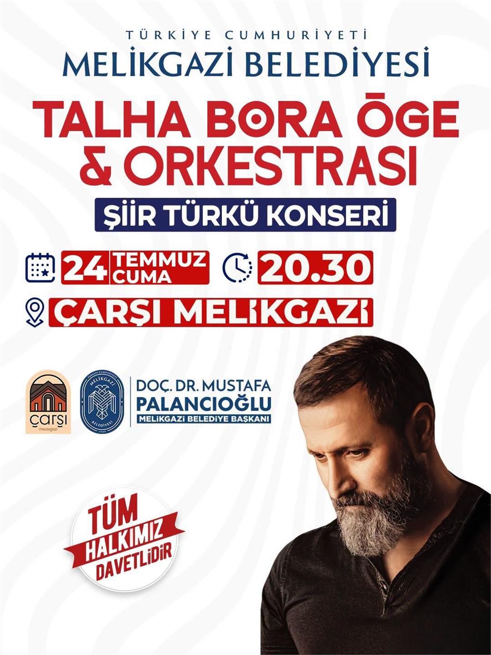 Çarşı Melikgazi'de şiir ve türkü sesleri yükselecek