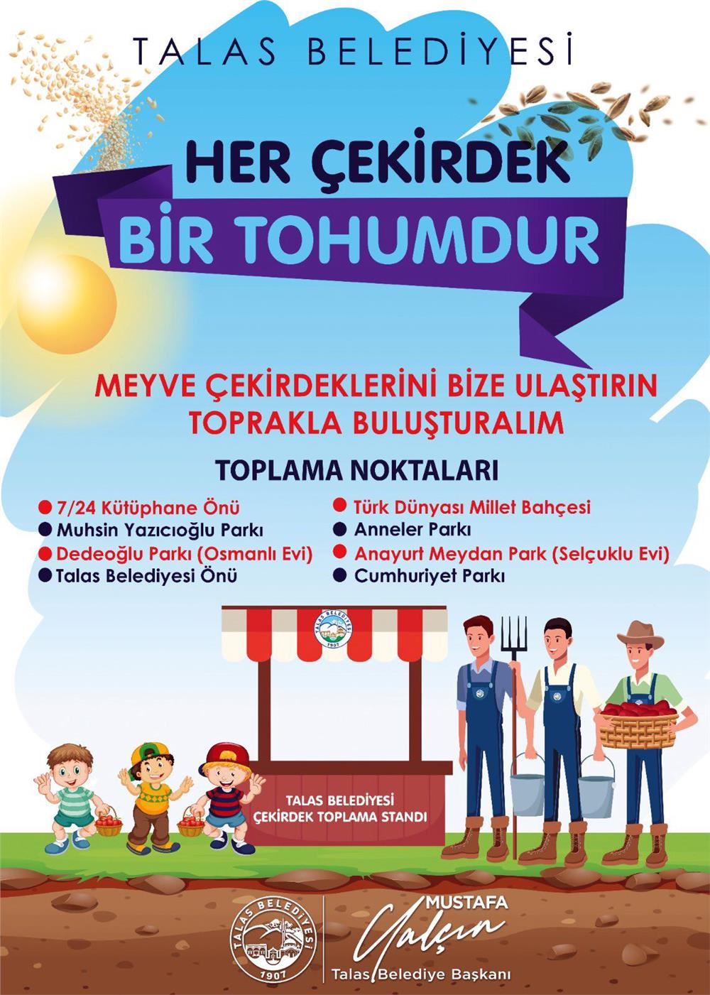Her çekirdek bir tohum, her tohum geleceğe bir nefes