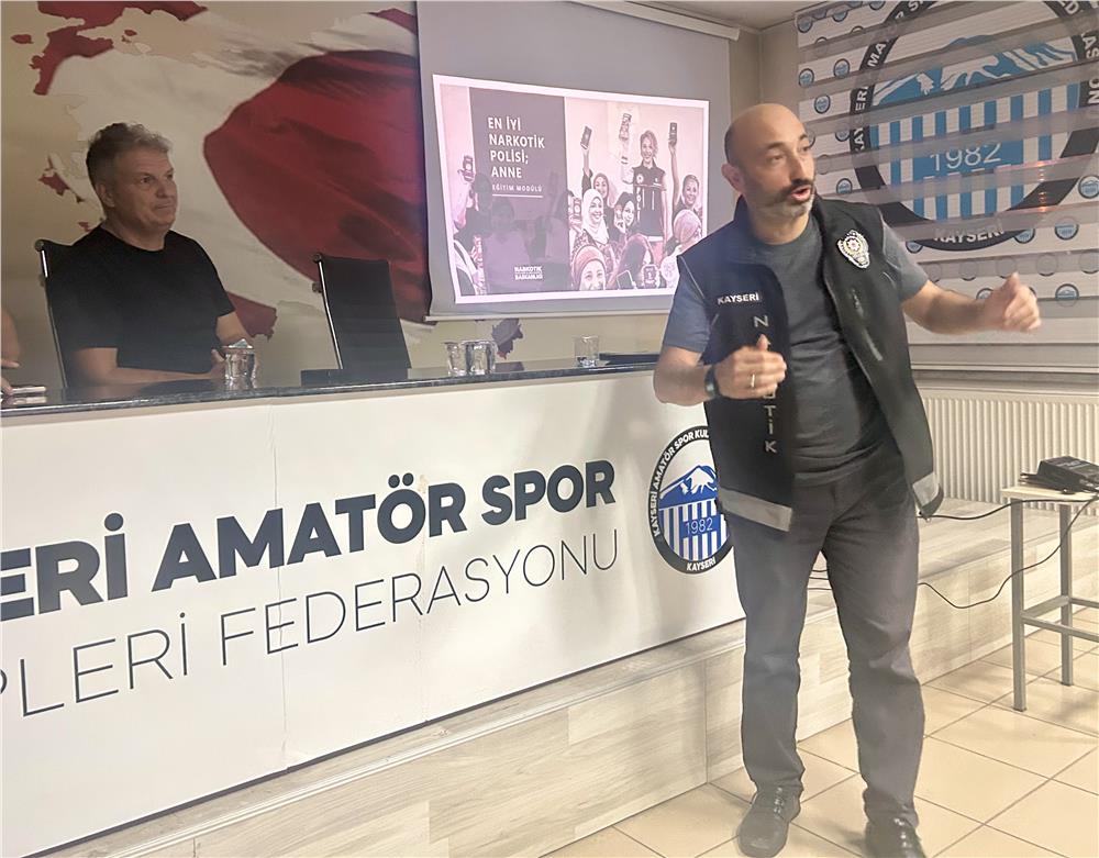 Kayseri ASKF’den ailelere narkotik semineri