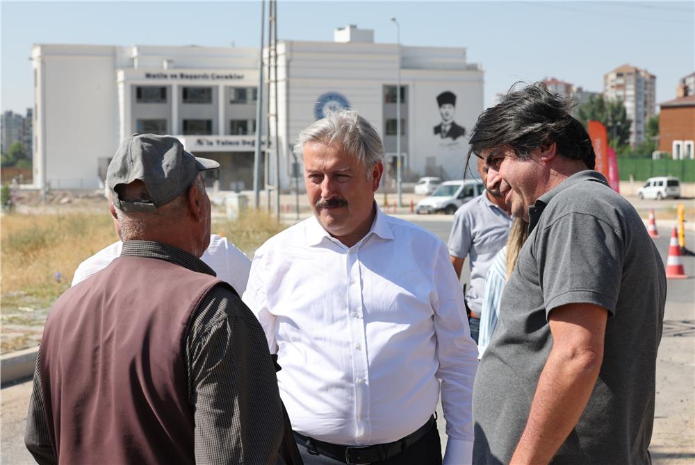 Melikgazi'de kentsel dönüşüm çalışmaları devam ediyor