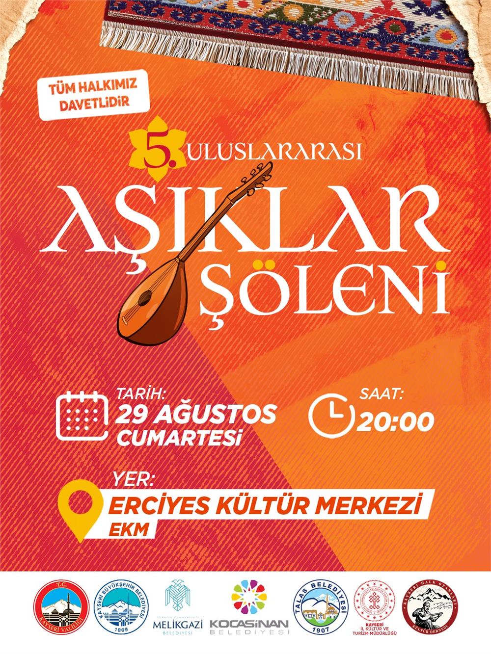 5. Uluslararası Aşıklar Şöleni'ne davet
