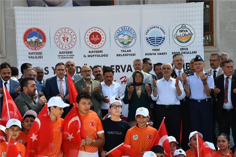 73. ERVA Spor Okulu açıldı