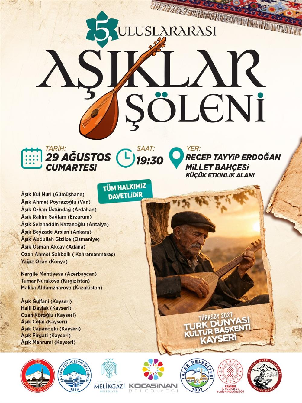 Büyükşehir ile Türk dünyasının aşık geleneği buluşuyor