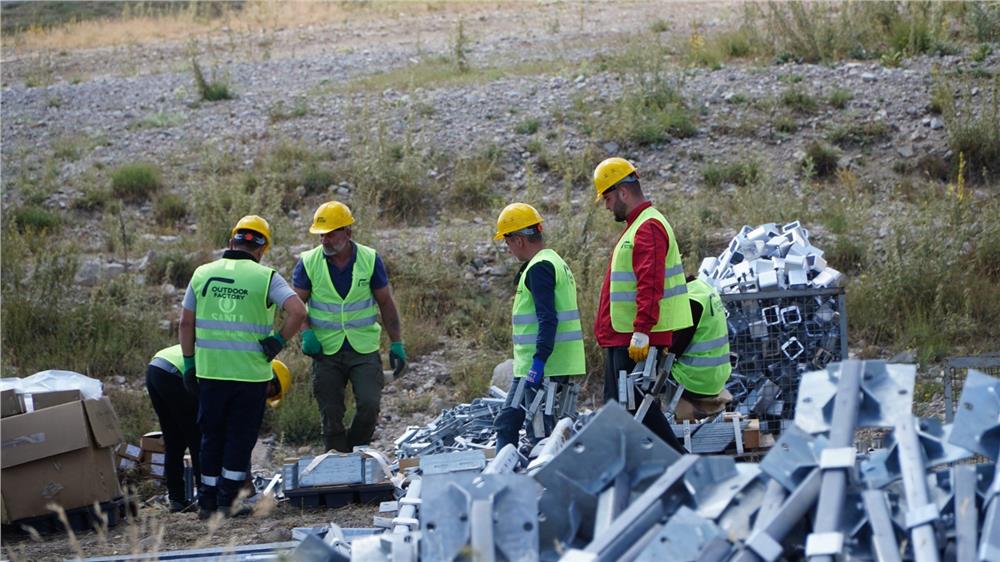 Erciyes'te Türkiye'nin en uzun dağ kızağı için çalışmalar başladı