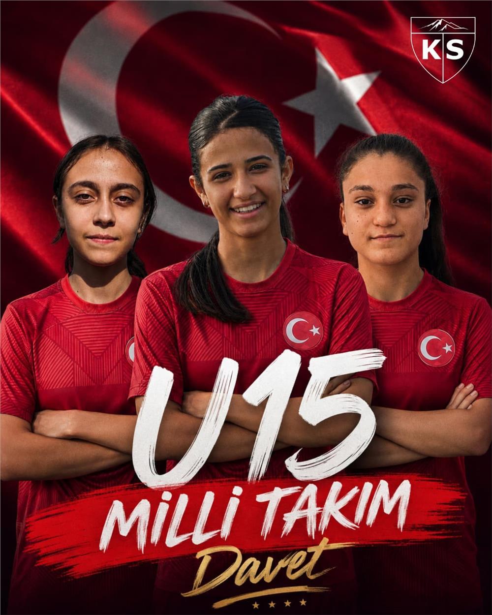 Kayseri Kadın Futbol Kulübü'nden 3 oyuncu Milli Takım seçme kampına davet edildi