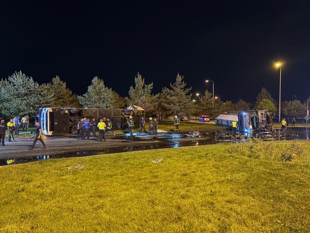 Kayseri'deki kazada faciadan dönüldü
