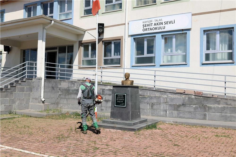Talas'ta okullarda yeni eğitim yılı hazırlığı