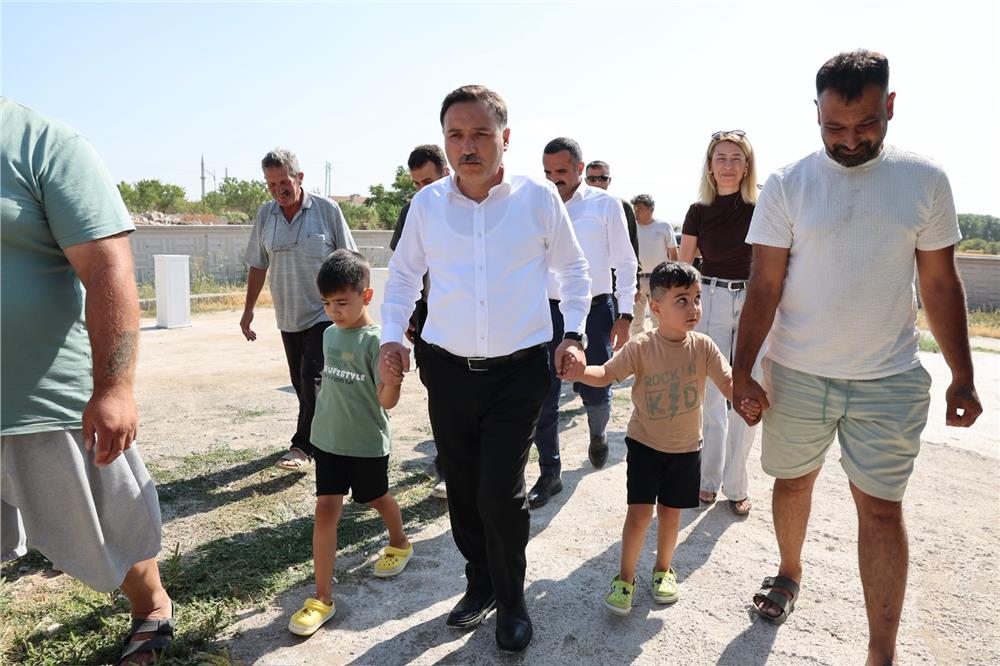 Vali Çiçek; Elmalı mahallesi sakinleriyle buluştu
