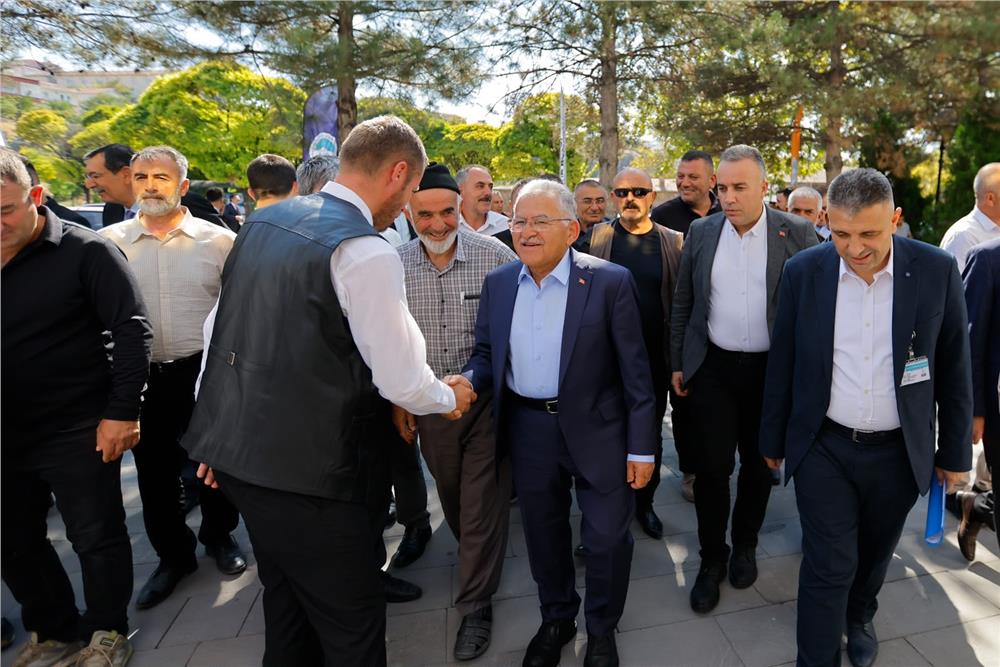 Başkan Büyükkılıç’tan İncesu ve Yeşilhisar’da muhtarlarla 