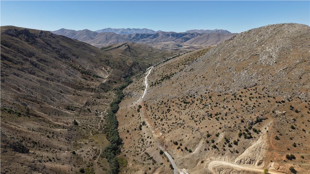 Büyükşehir’den Sarız’da ulaşım için 1,3 kilometrelik güzergâhta hummalı çalışma