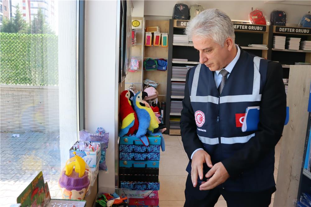 Kayseri'de kırtasiyelerde denetimler artırıldı
