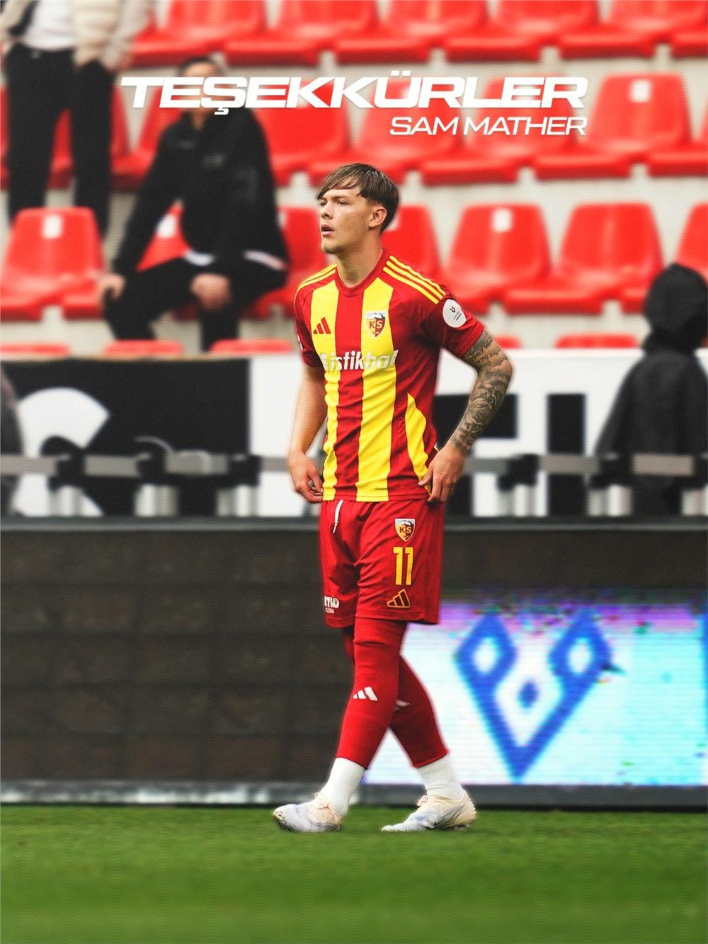 Kayserispor Mather’i gönderdi