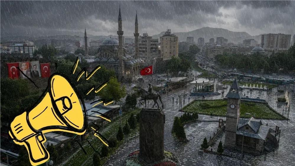 Kayseri’ye gök gürültülü yağış geliyor! Meteoroloji gün verdi