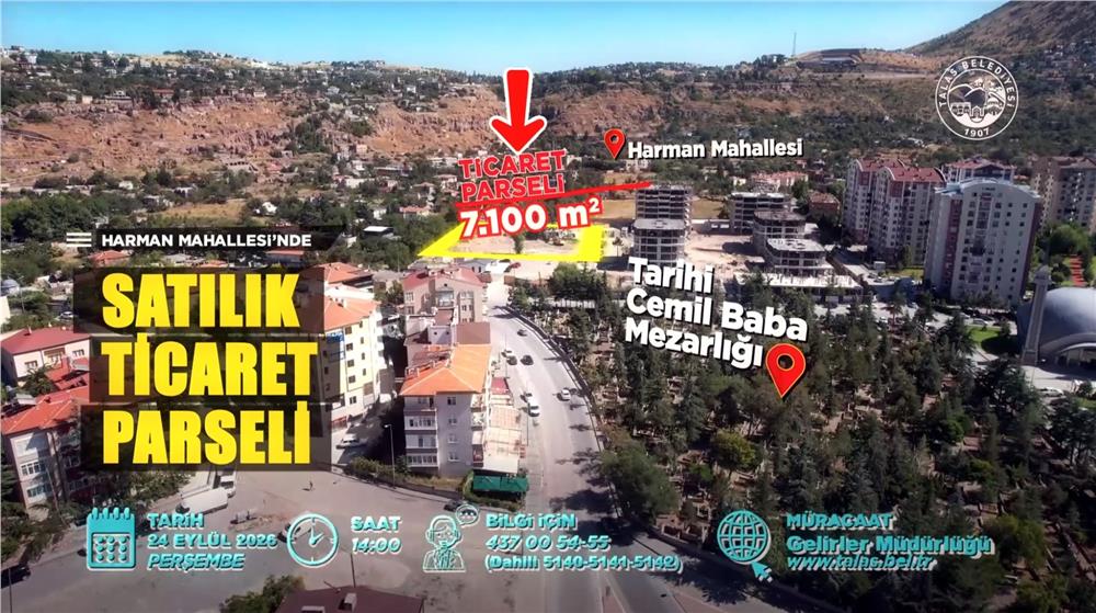 Talas’ta dev yatırım fırsatı