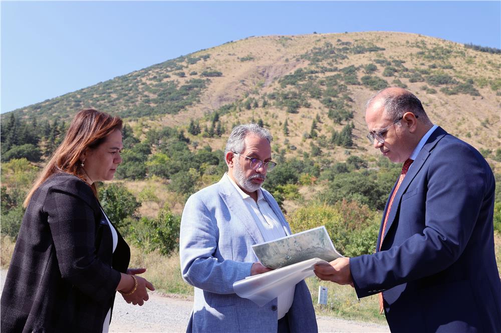 Talas’ta yangına karşı ‘yangın kalkanı’