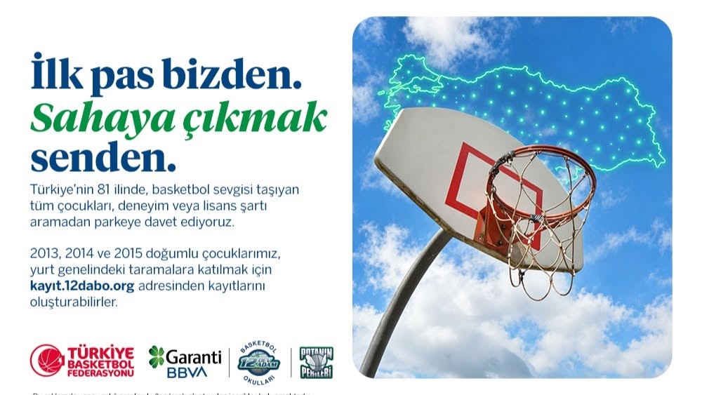 12 Dev Adam Basketbol Okulları, Kayseri’de yetenek taraması yapacak