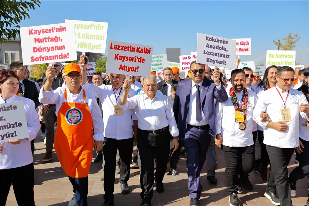 Gastronomi Şehri Kayseri’de 4 Gün Sürecek Lezzet Şöleni Başladı