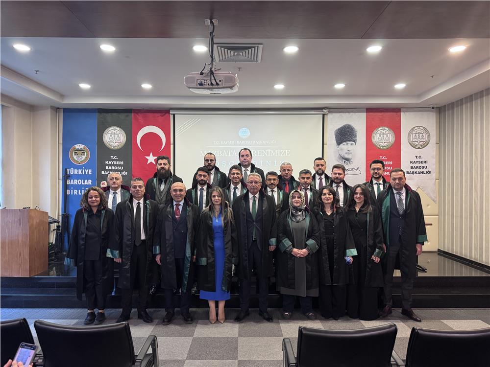 Kayseri Barosu Başkanı Özsoy mazbatasını aldı