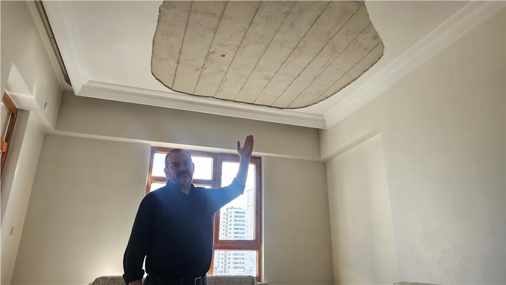 Tavanın çökmesi sonucu gözünü kaybeden kadının oğlu konuştu: Akla, hayale gelecek bir olay değil